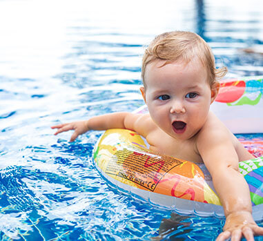 Waimarie - Baby in the pool